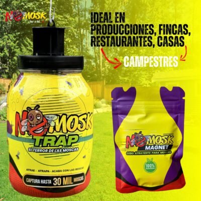 NoMosk Fly Trap | Trampa para Moscas en Exteriores