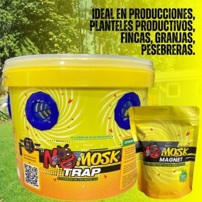 NoMosk Fly Trap Industrial | Trampa para Moscas en Exteriores